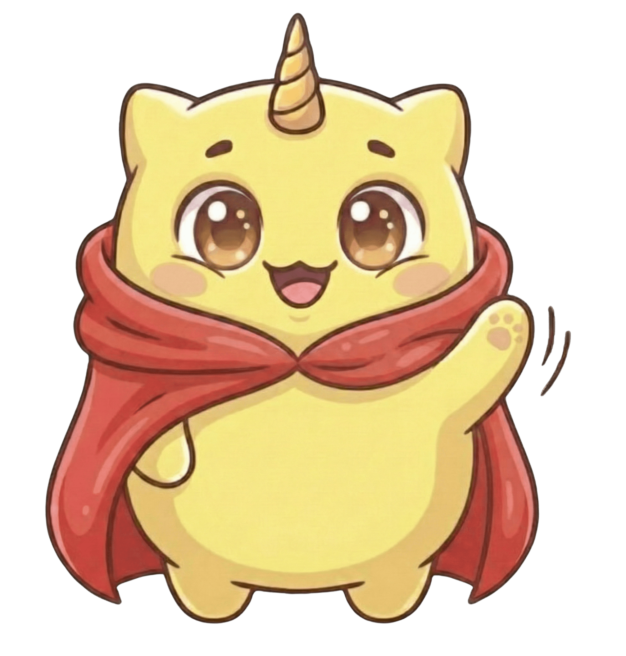 Amawish mascot beside the Amawish logo on the landing page